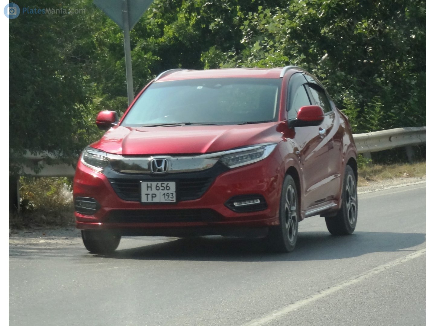 н 656 тр 193, Honda Vezel 1st gen (RU), 2013–2021