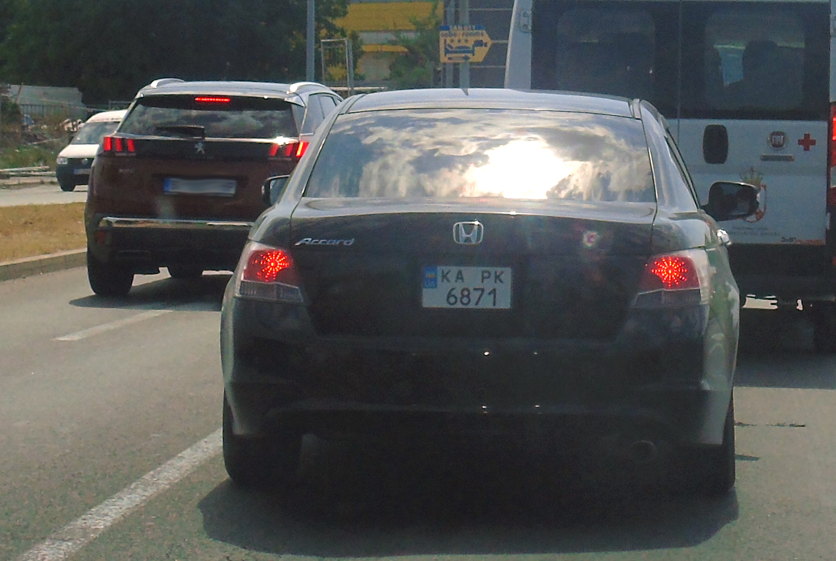 KA 6871 PK, Honda Accord 8th gen Sedan (CP; NA- and Pacific-market), 2007–2012