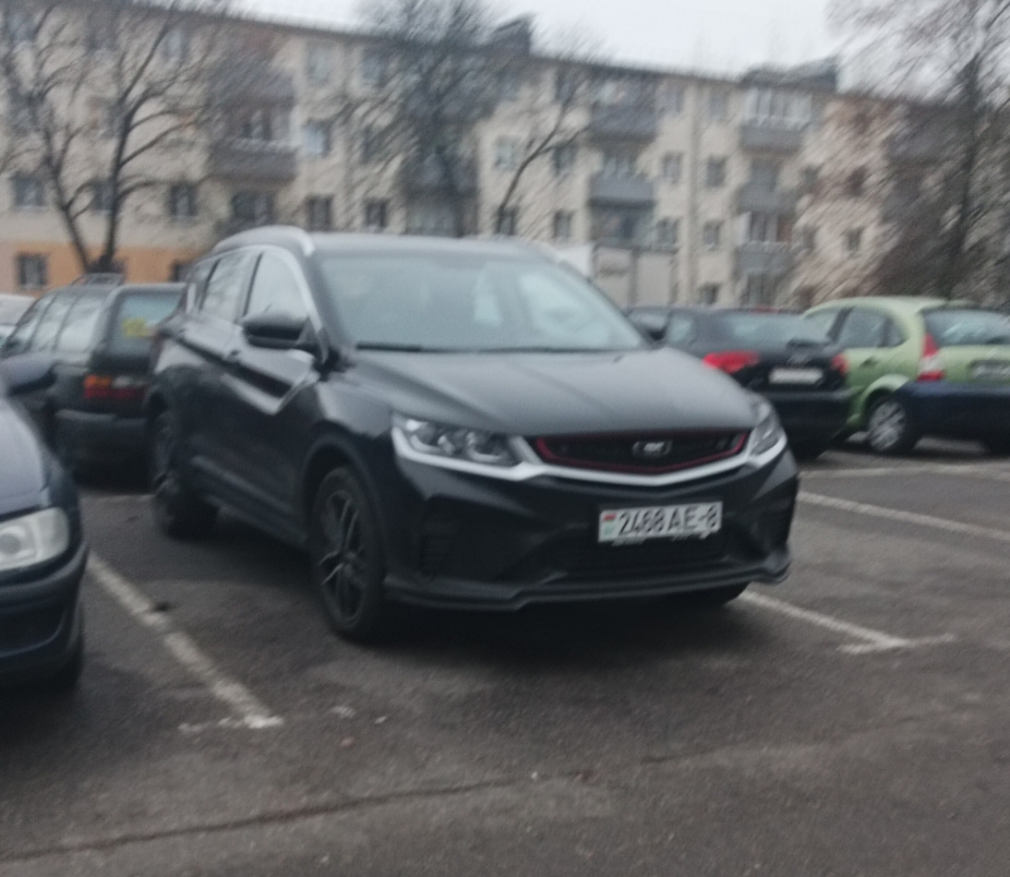 2468 AE-8, BelGee X50 2023– (rebadged Geely Coolray)