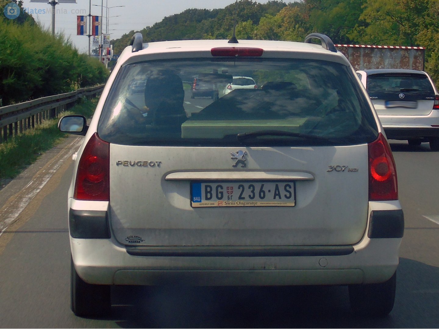 BG 236-AS, Peugeot 307 1st gen Break/SW (T5/T6), 2002–2008 (–2011 for LATAM-market)