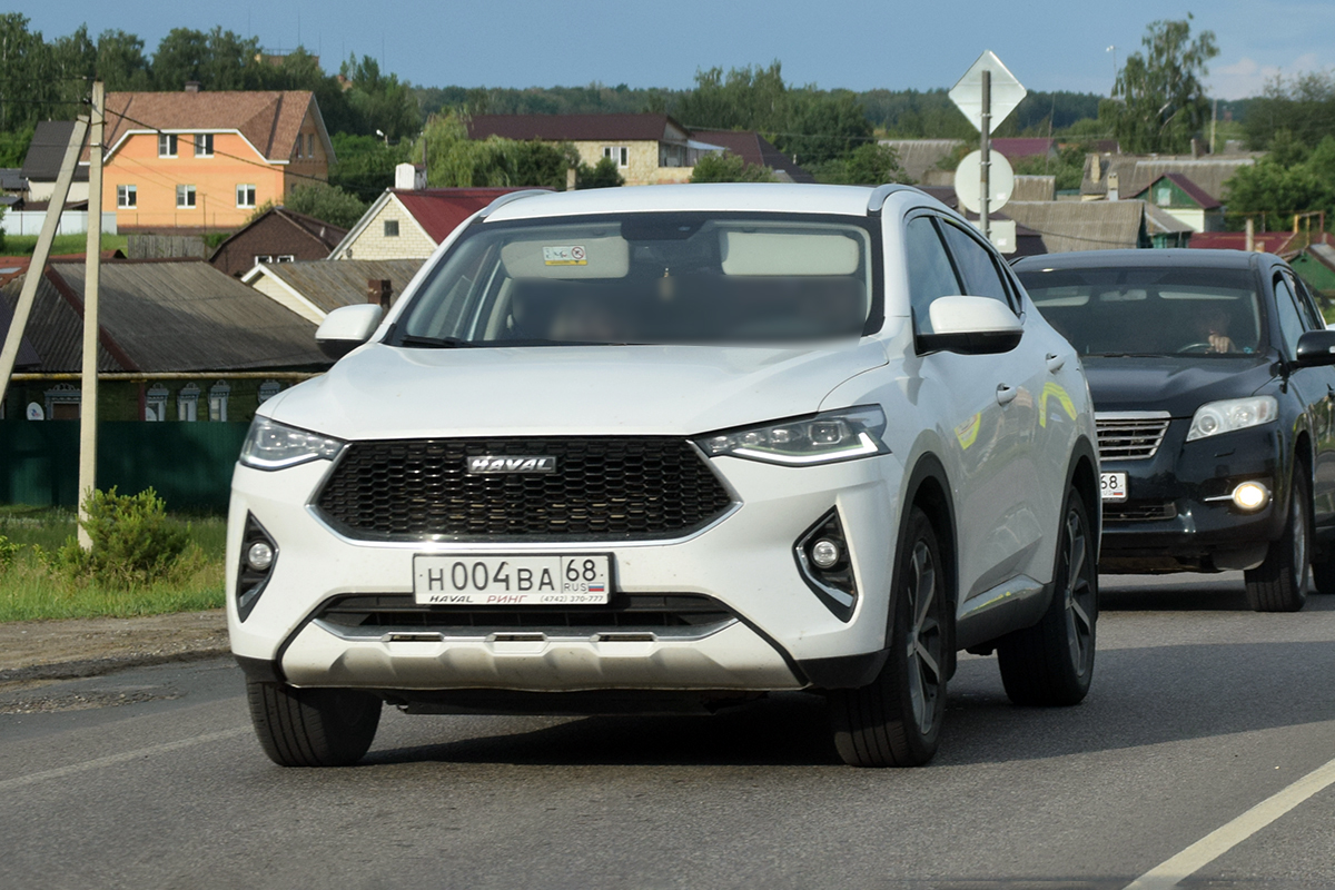 н 004 ва 68, Haval F7 1st gen F7x Coupe, 2019–2022
