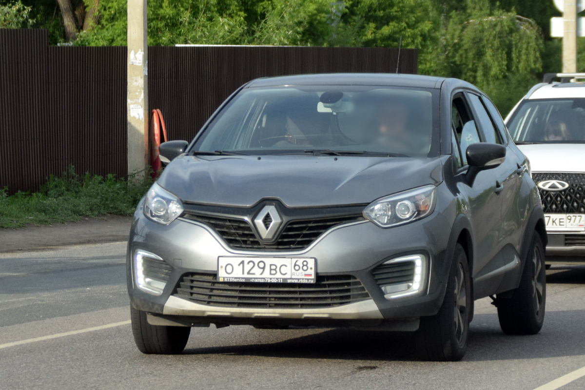 о 129 вс 68, Renault Kaptur 1st gen (HHA), 2016–2022