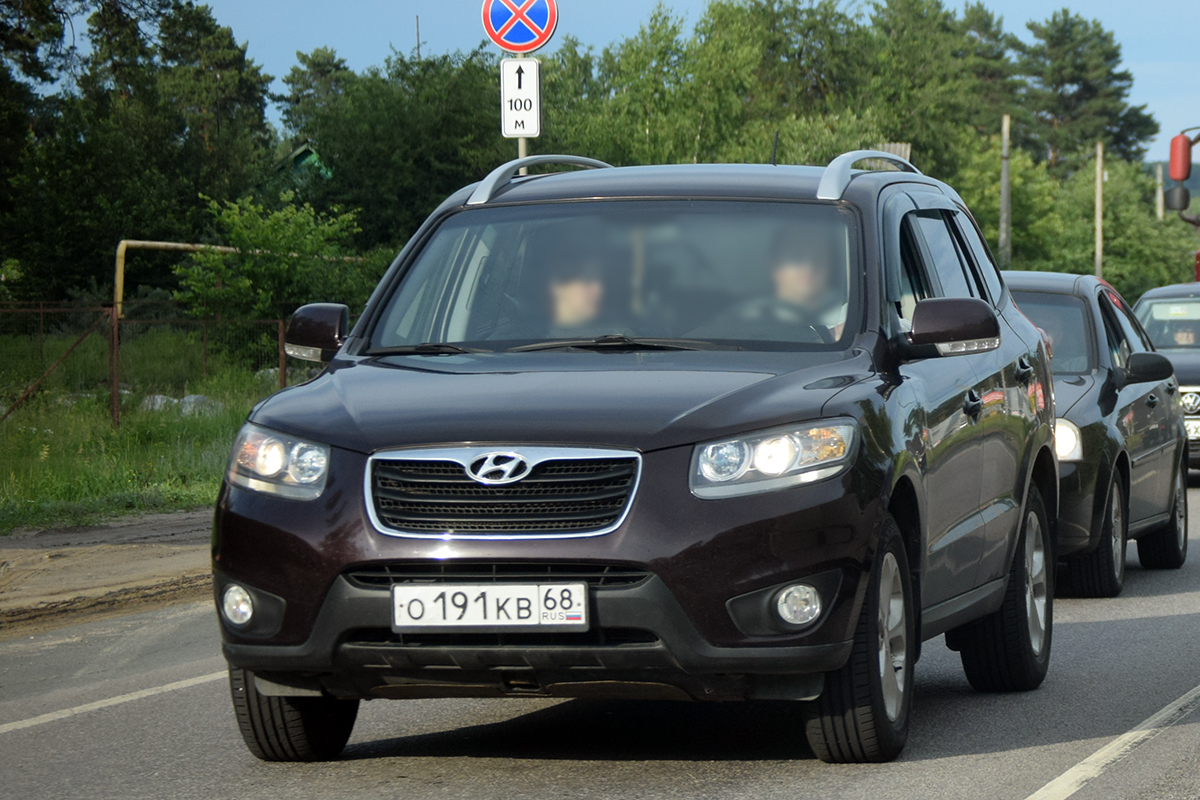 о 191 кв 68, Hyundai Santa Fe 2nd gen (CM), facelift, 2009–2012