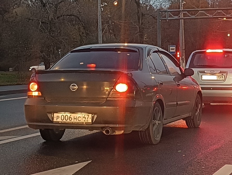 р 006 нс 47, Nissan Almera 2nd gen Classic Sedan (B10; CIS-market), 2006–2013