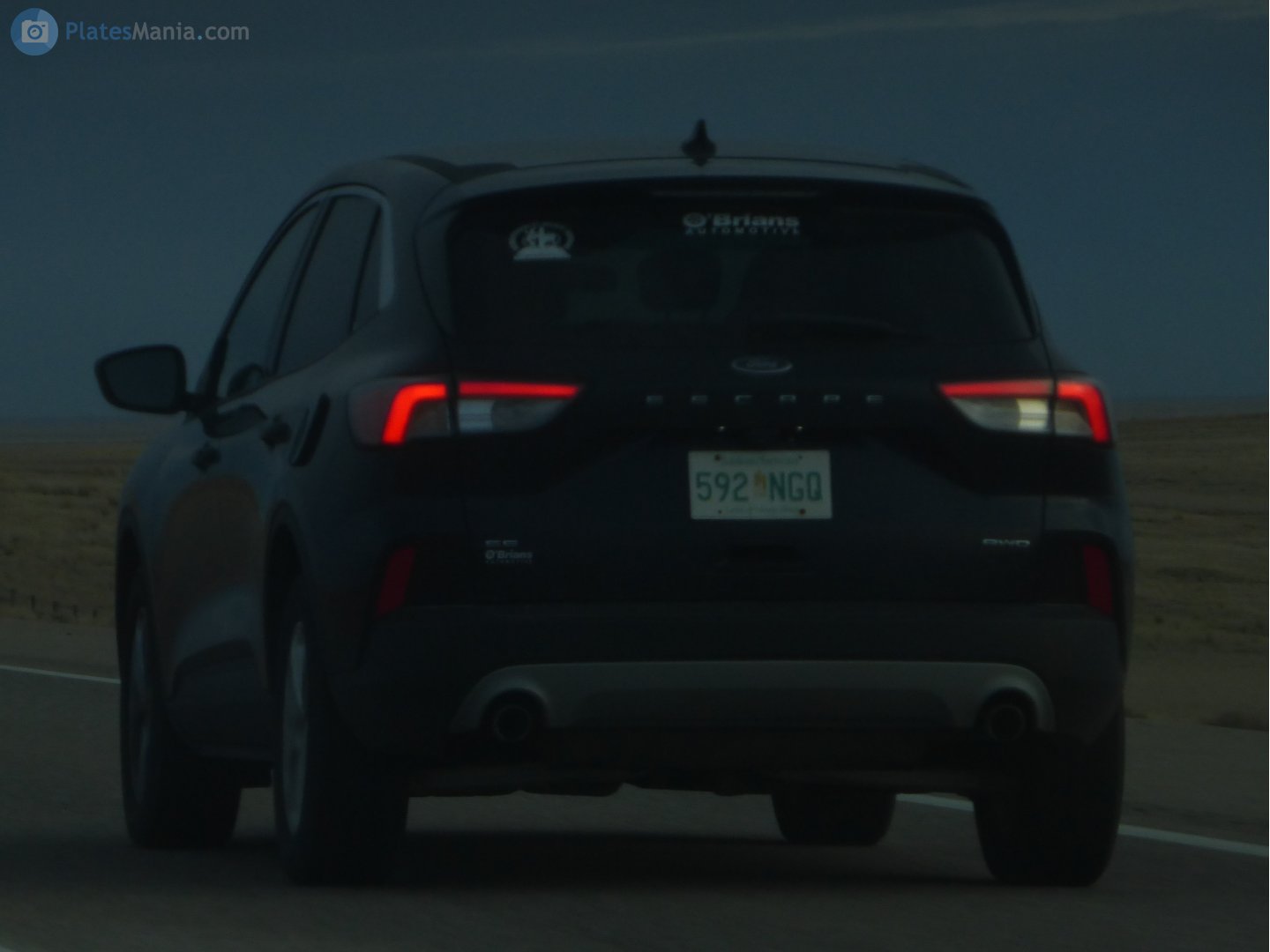 592 NGQ, Ford Escape 4th gen (CX482), 2019–2022