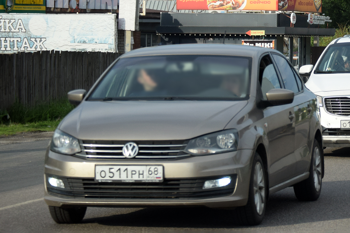 о 511 рн 68, Volkswagen Polo 5th gen Sedan (A05), 1st facelift, 2015–2020