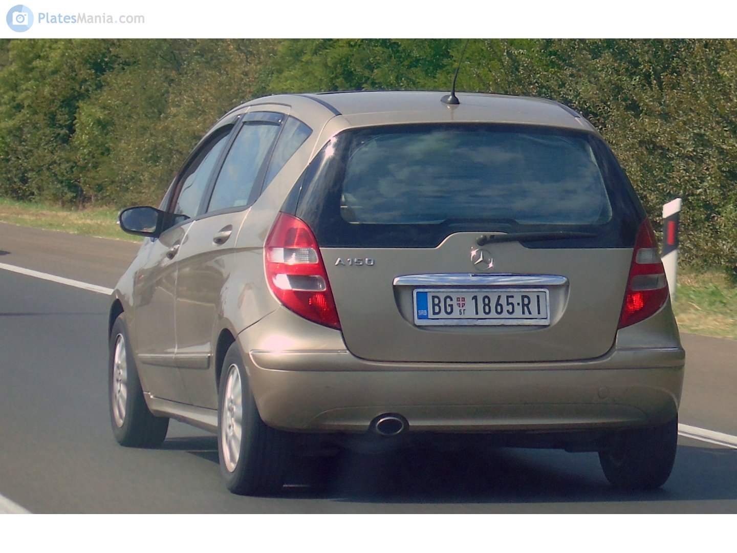 BG 1865-RI, Mercedes-Benz A-Klasse 2nd gen 5-door Hatch (W169), 2004–2008