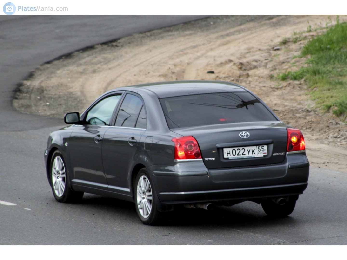 н 022 ук 55, Toyota Avensis 2nd gen Sedan/Liftback (T250), 2003–2009