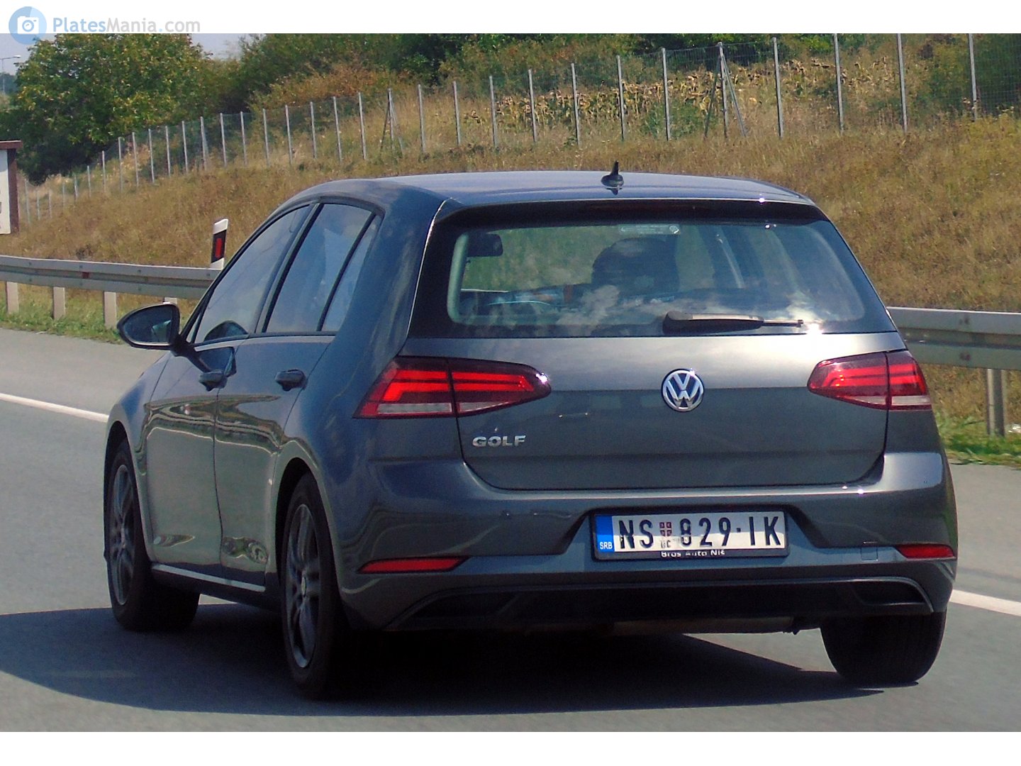 NS 829-IK, Volkswagen Golf 7th gen 5-door Hatch (5G), facelift, 2017–2021