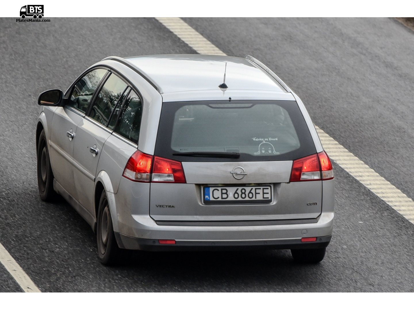 CB 686FE, Opel Vectra 