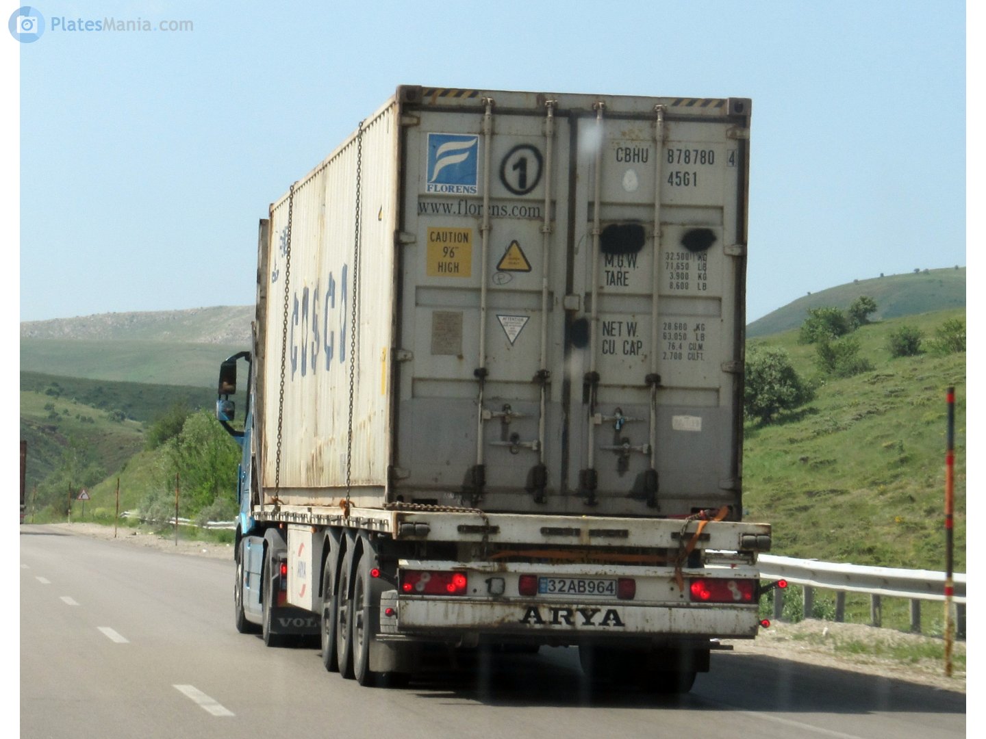 32AB964, License plates for driving abroad (2015) 