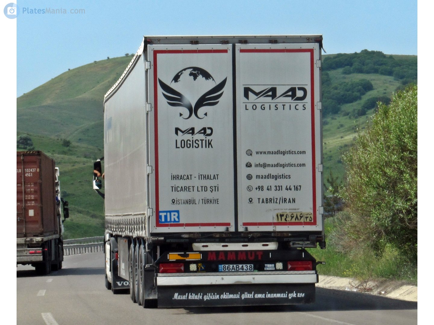 86AB438, Mammut Trailer 