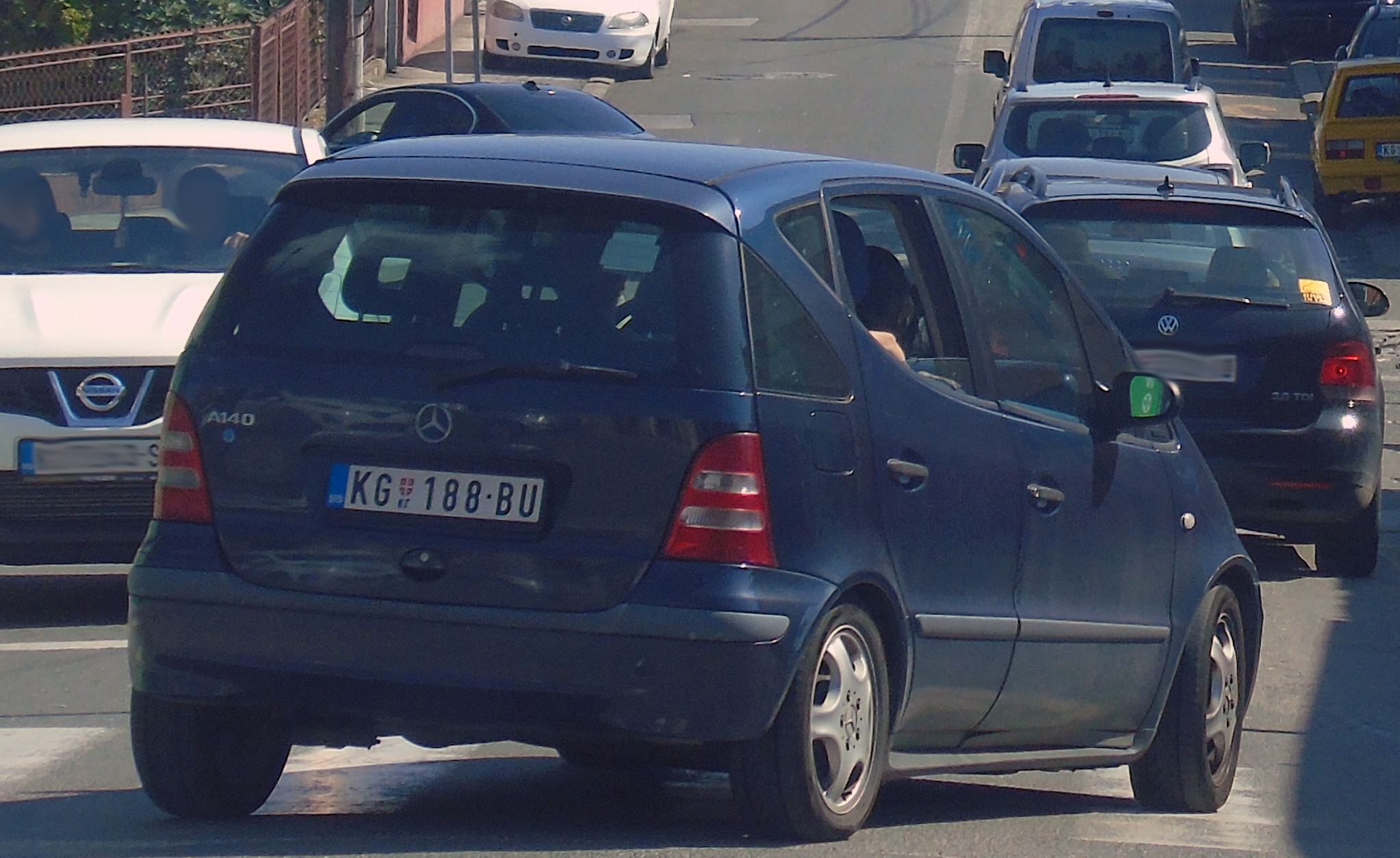 KG 188-BU, Mercedes-Benz A-Klasse 1st gen (W168), 1997–2004