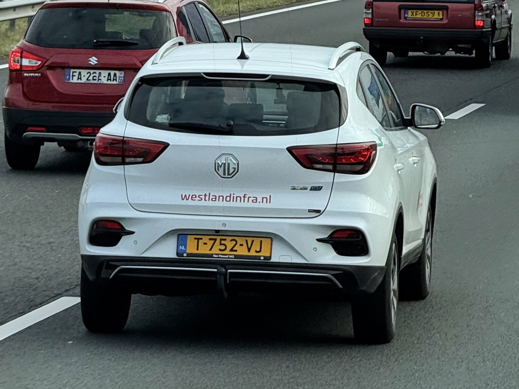 T-752-VJ, MG ZS SUV 1st gen EV (ZS11), facelift, 2021–