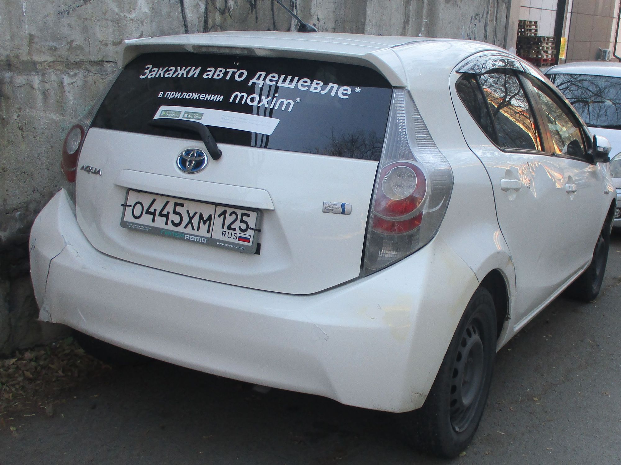 о 445 хм 125, Toyota Aqua 1st gen (NHP10), 2012–2014