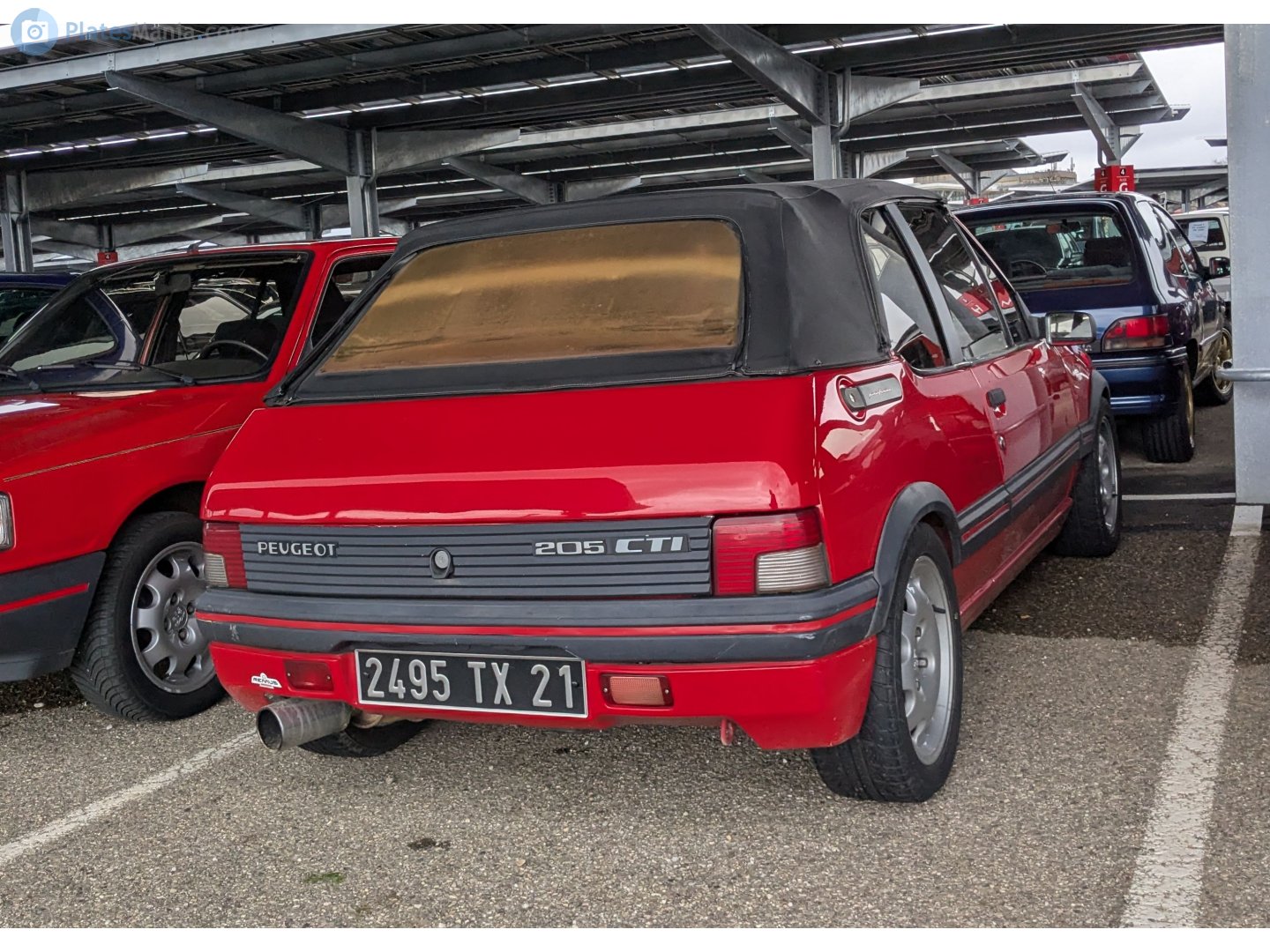 2495 TX 21, Peugeot 205 1st gen Cabriolet (20D), 1986–1994