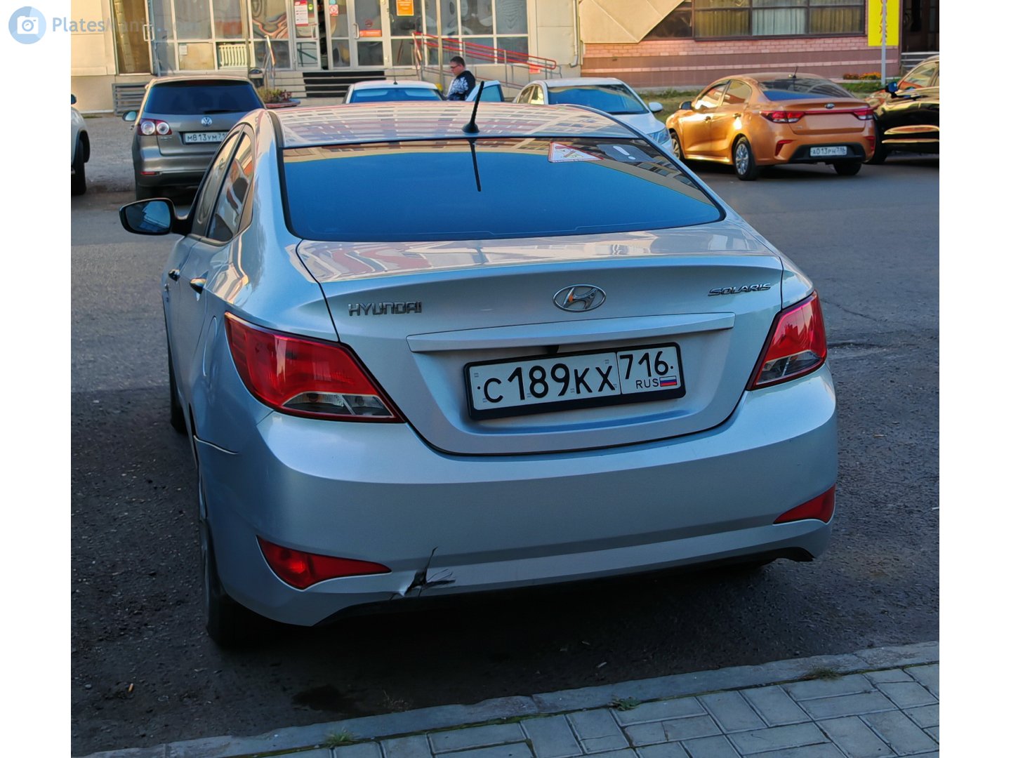 с 189 кх 716, Hyundai Solaris 