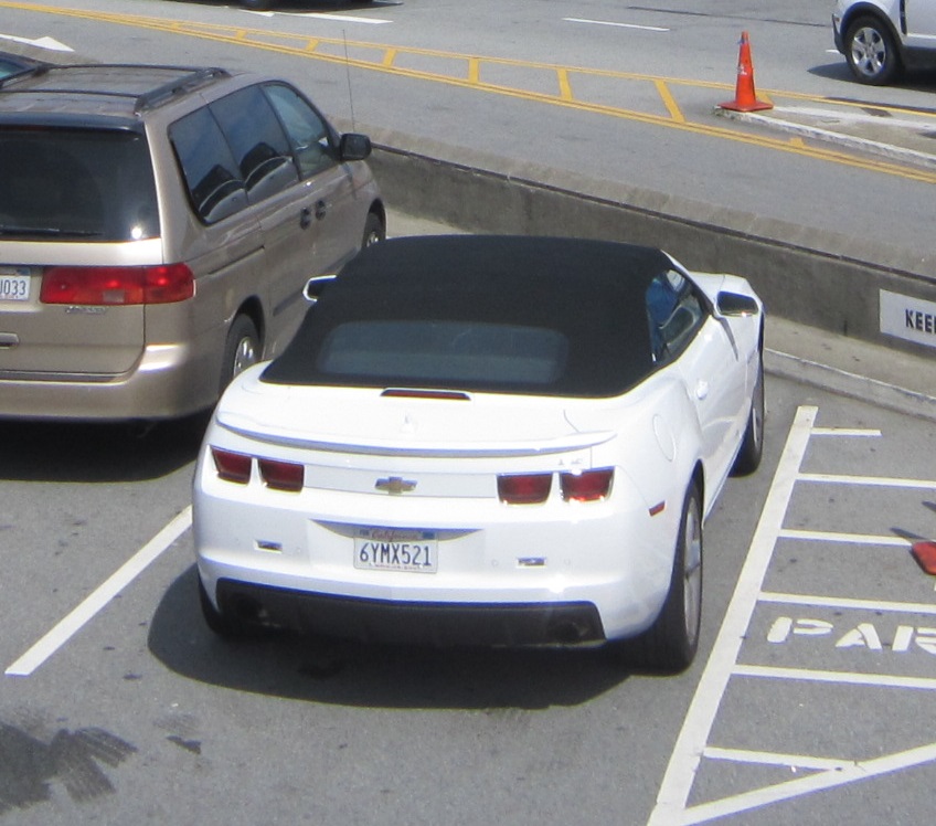 6YMX521, Chevrolet Camaro 5th gen Convertible (Zeta I), 2011–2013