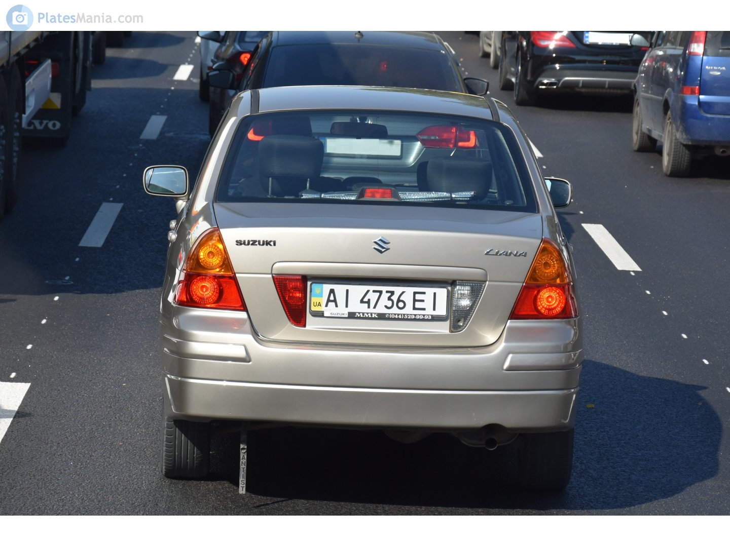 AI 4736 EI, Suzuki Liana 1st gen Sedan (RH), 2001–2007 (–2014 for PK-market)