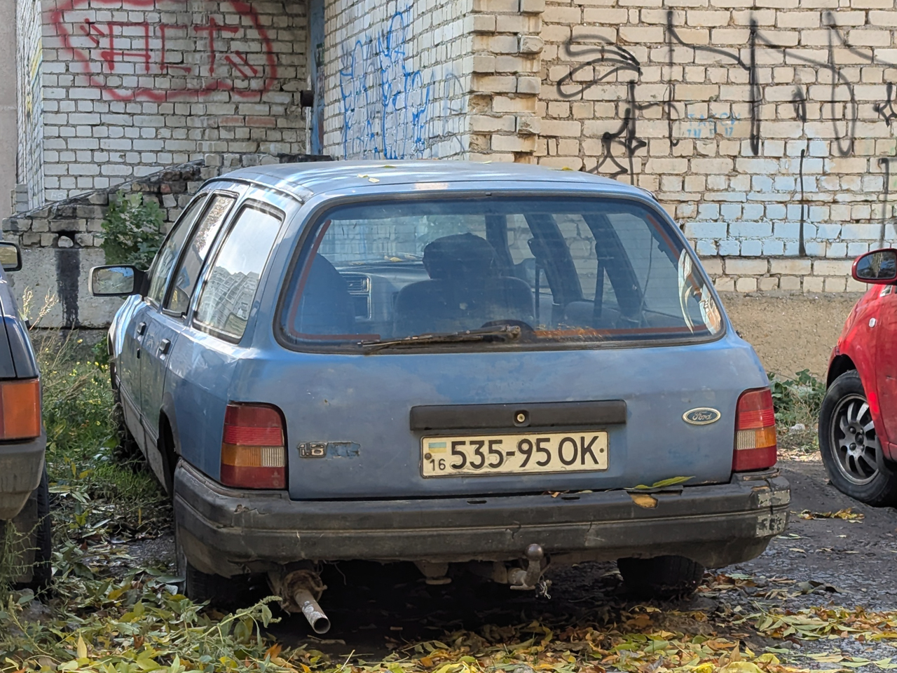 16 535-95 OK, Ford Sierra 1st gen Wagon (BNG), facelift, 1987–1993