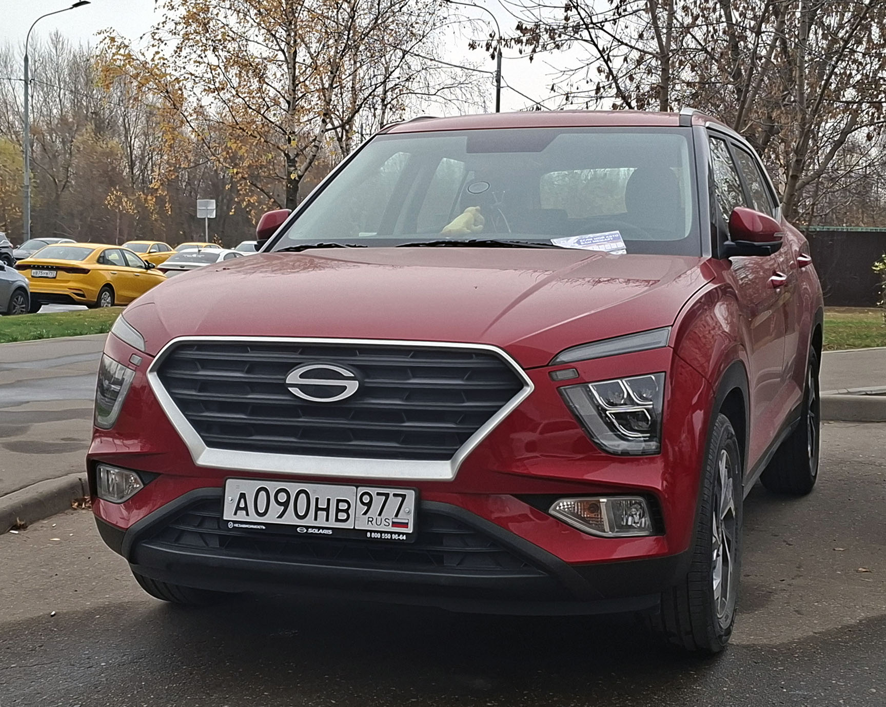 а 090 нв 977, Hyundai Creta 2nd gen (SU2), 2020–2024 (Solaris HC for RU-market since 2024)