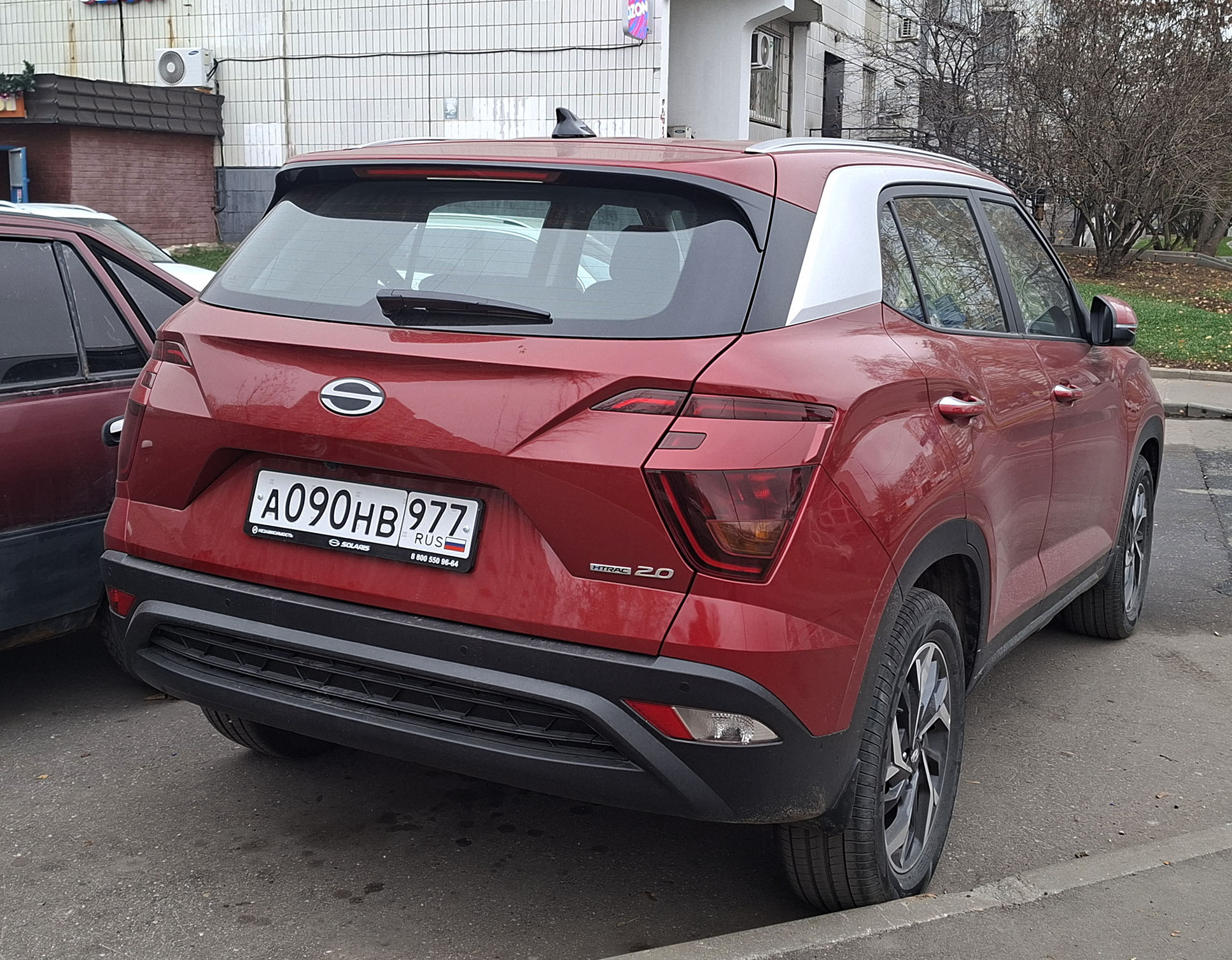 а 090 нв 977, Hyundai Creta 2nd gen (SU2), 2020–2024 (Solaris HC for RU-market since 2024)