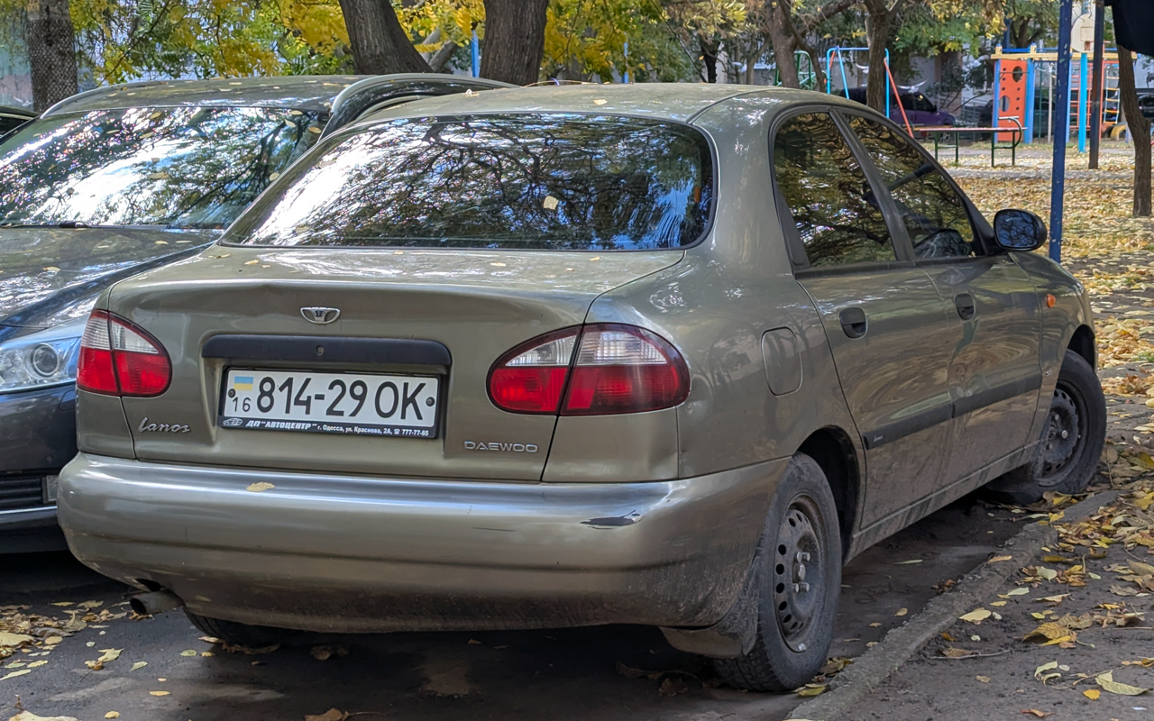 16 814-29 OK, Daewoo Lanos 1st gen Sedan (T100/T150), 1997–2009