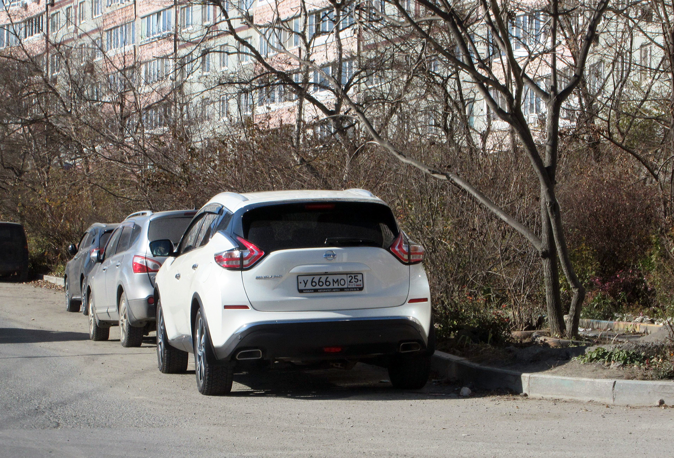 у 666 мо 25, Nissan Murano 3rd gen (Z52), 2014–2024