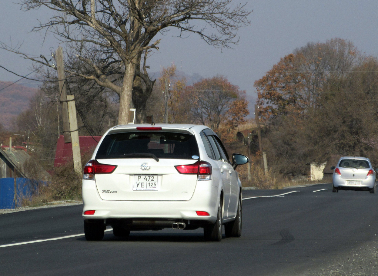 р 472 уе 125, Toyota Corolla Fielder 3rd gen (E160), facelift, 2015–