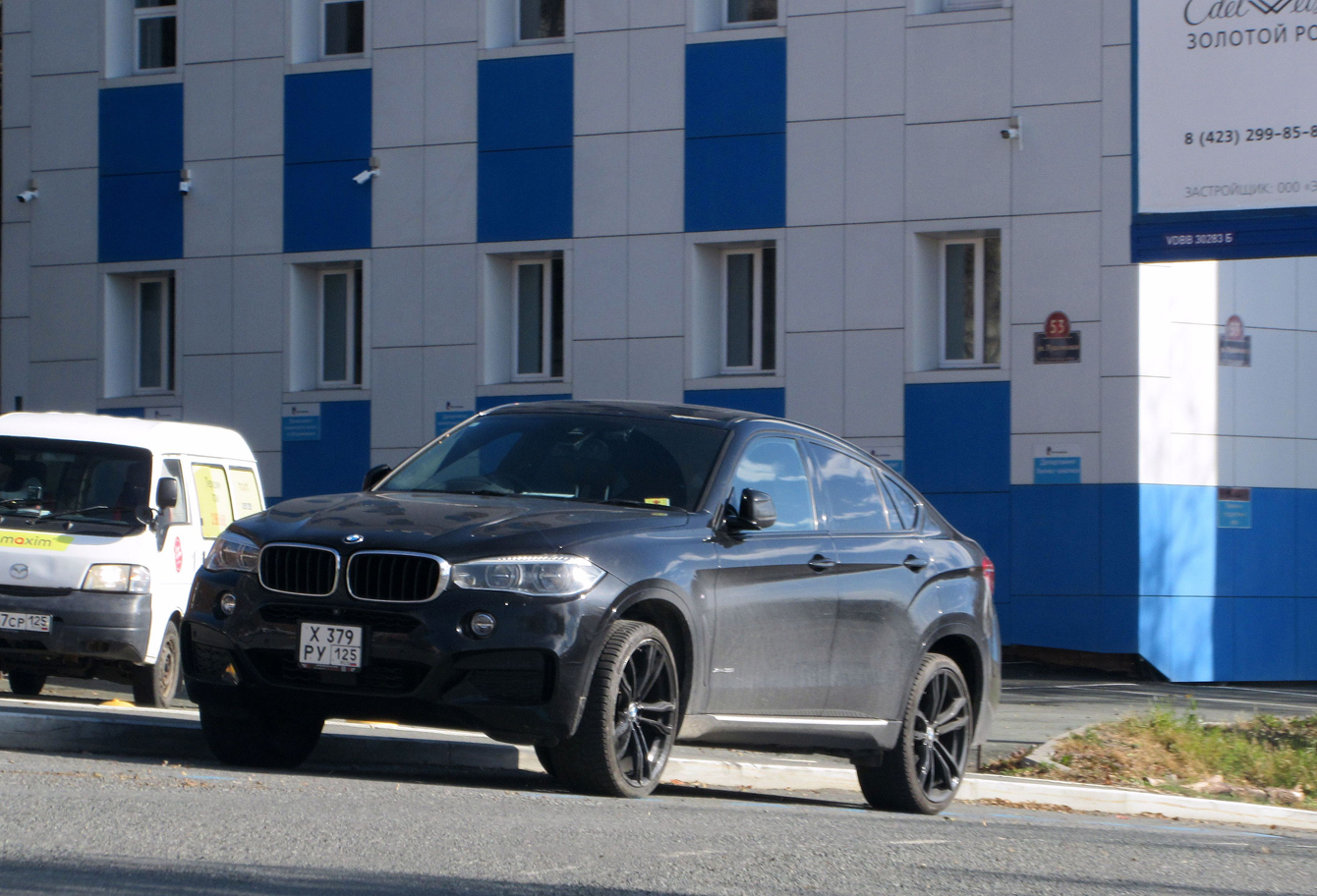 х 379 ру 125, BMW X6 