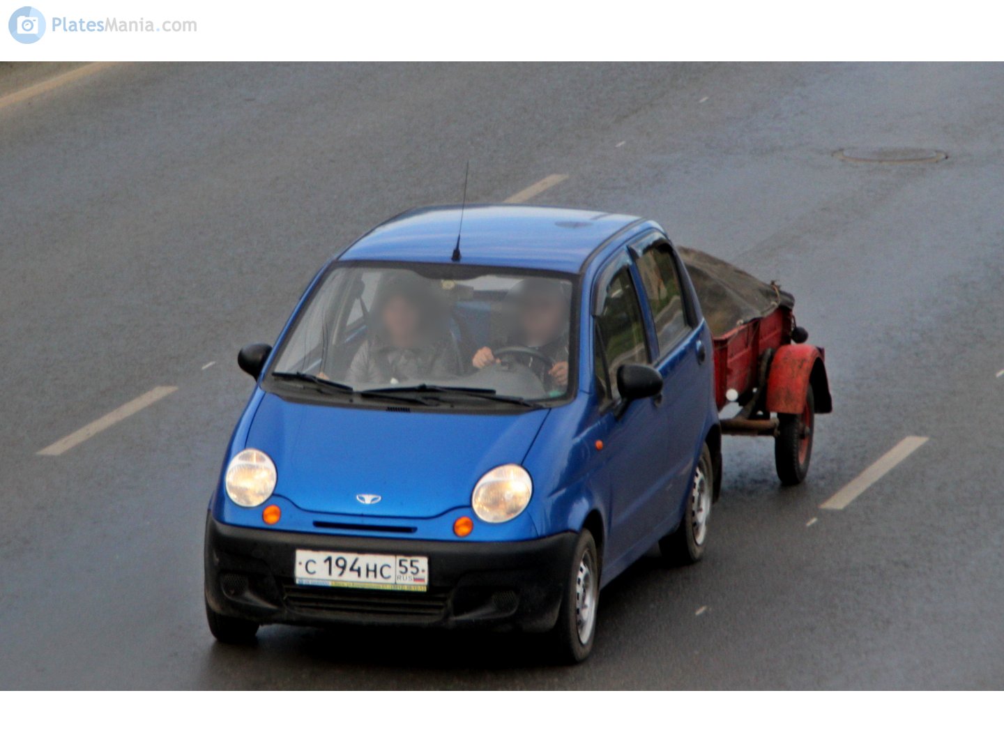 с 194 нс 55, Daewoo Matiz 1st gen (M150), facelift, 2000­–2011  (­–2015 for CIS-market)