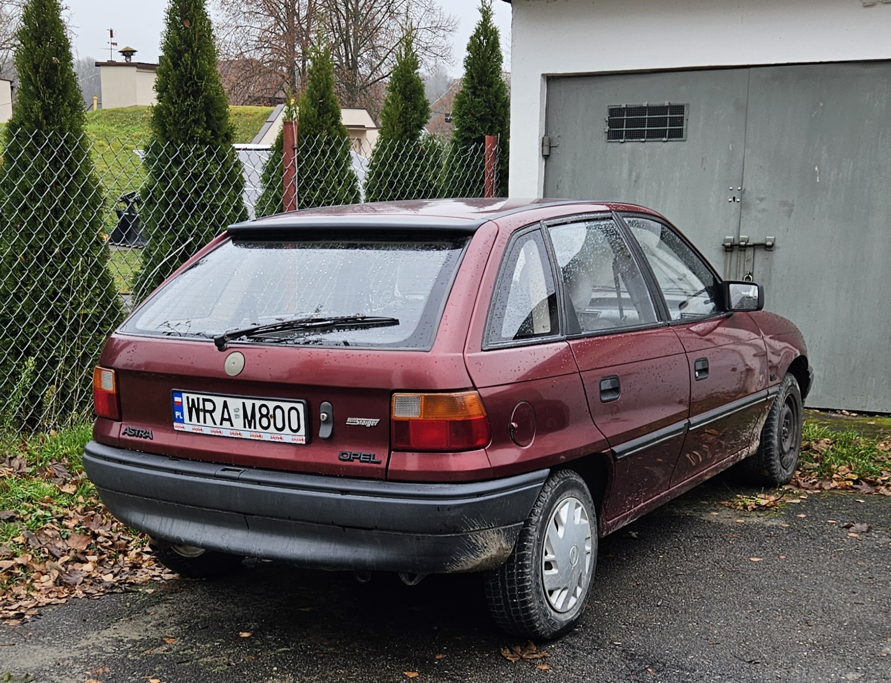 WRA M800, Opel Astra 1st gen 5-door Hatch (F; T92), 1991–1998 (–2002 for Eastern Europe)