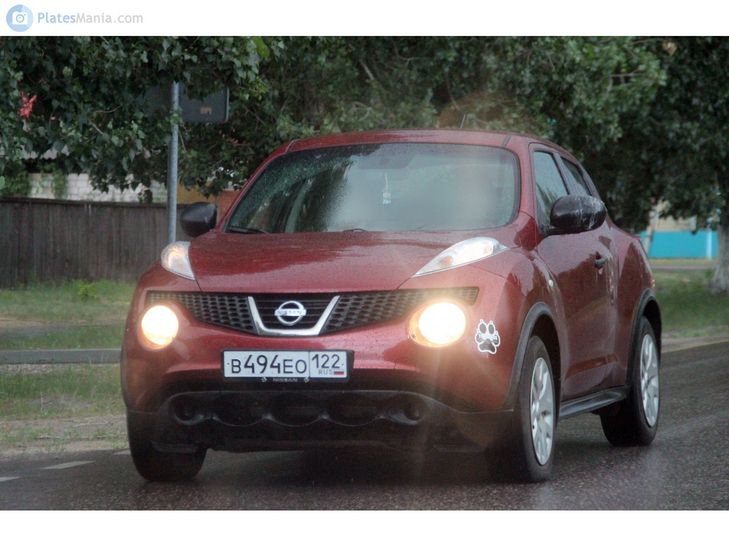 в 494 ео 122, Nissan Juke 1st gen (F15), 2010–2014