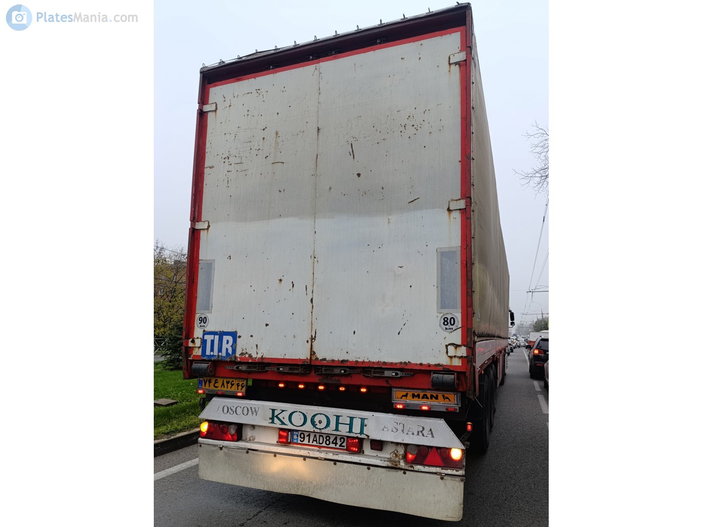 91AD842, License plates for driving abroad (2015) 