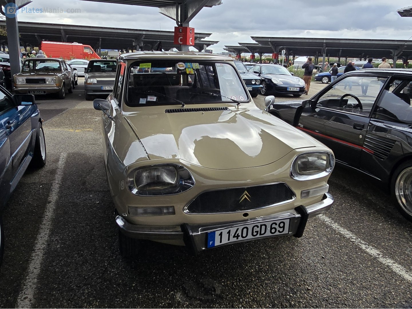 1140 GD 69, Citroёn Ami 1st gen 8/10/Super Break Wagon, facelift, 1969–1978