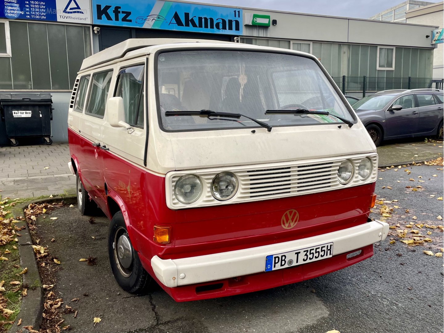 PB T 3555 H, Volkswagen Transporter 3rd gen Van (T3), 1979–1992