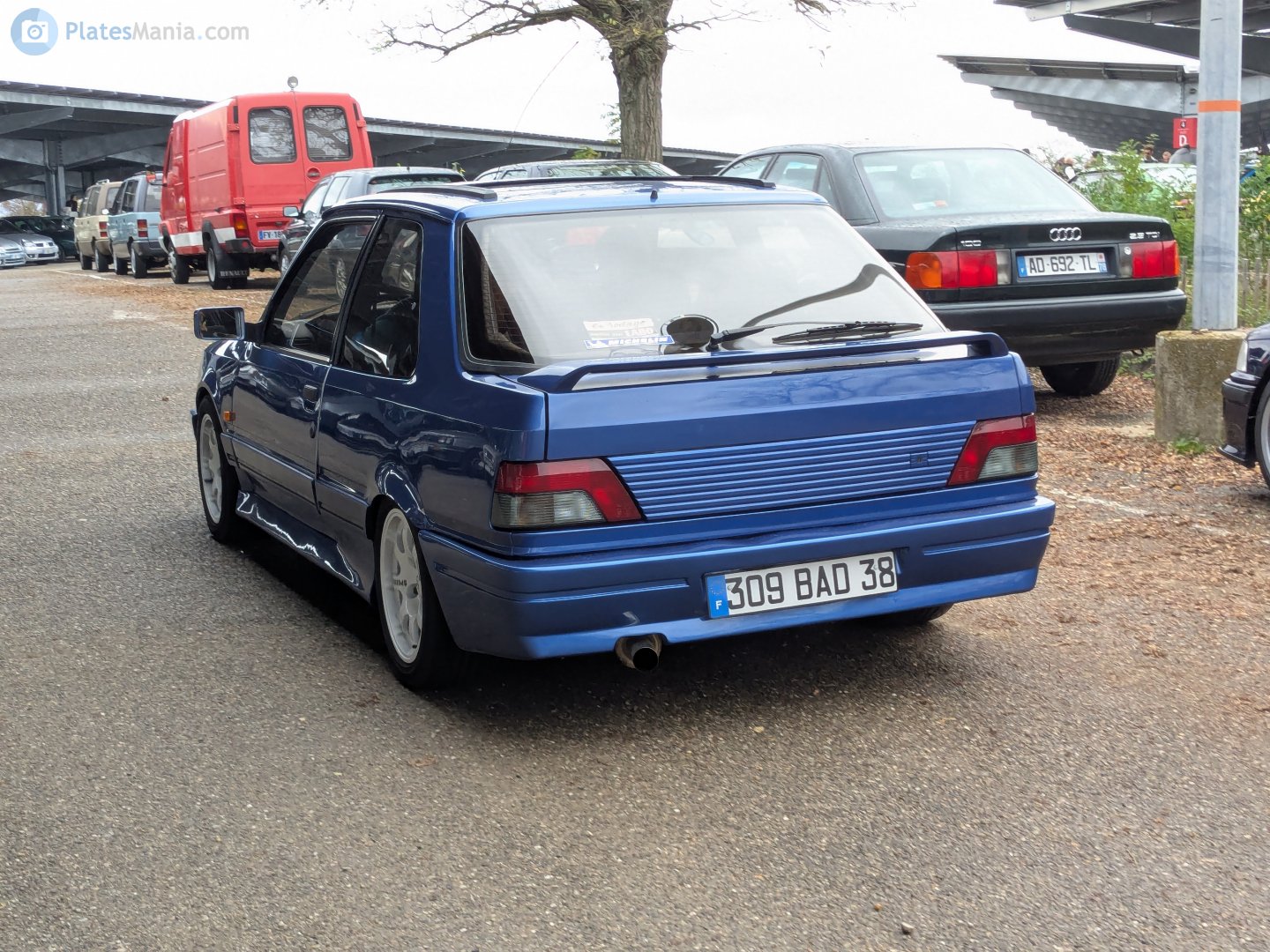 309 BAD 38, Peugeot 309 1st gen 5-door Hatch (10A/C), 1985–1993