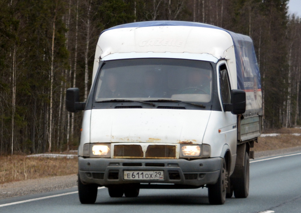е 611 ох 29, GAZ 3302 ГАЗель 1-3302 Single Cab, 1994–2003