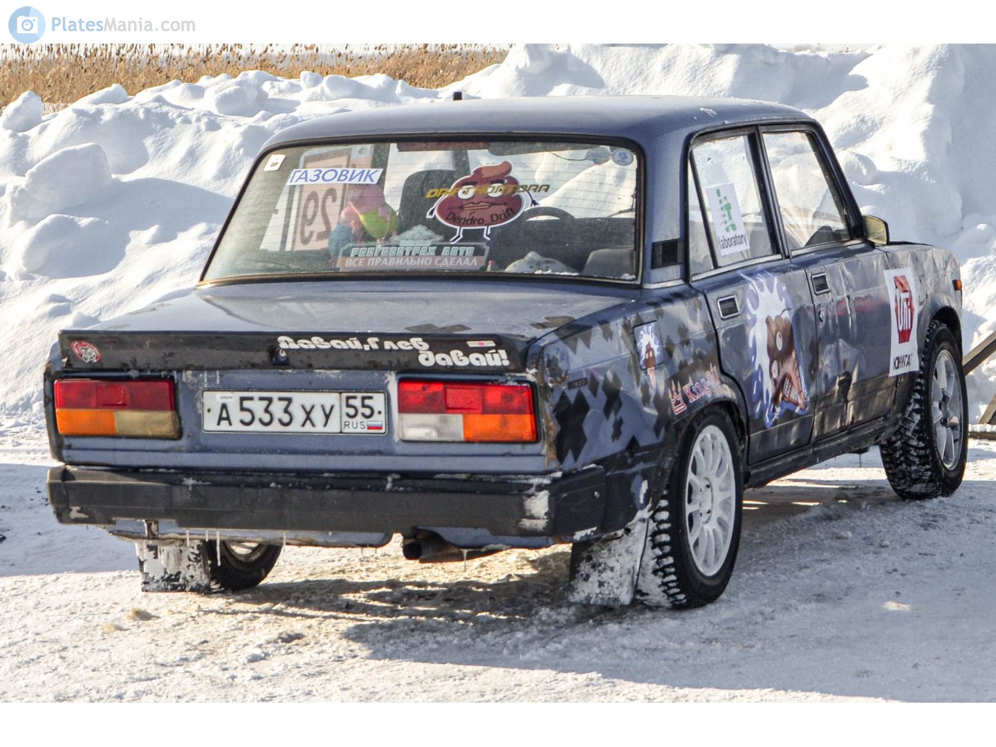 а 533 ху 55, Lada (VAZ) 2107 Жигули (Nova / Riva / Signet / 1500), 1982–2014