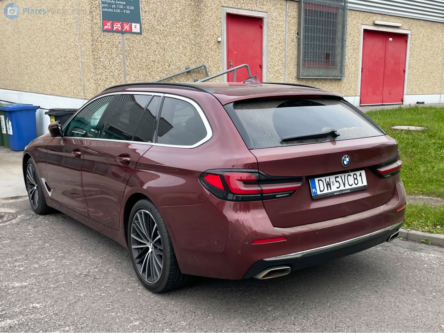 DW 5VC81, BMW 5 Series 7th gen Touring (G31), facelift, 2020–2023