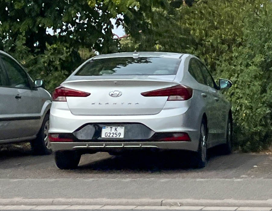 T K 02259, Hyundai Elantra 6th gen Sedan (AD), facelift, 2018–2020