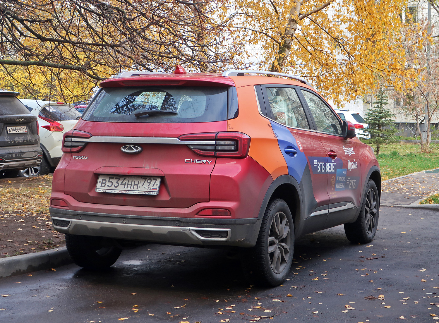 в 534 нн 797, Chery (Chirey) Tiggo 4 1st gen (T19), 1st facelift, 2019–2023