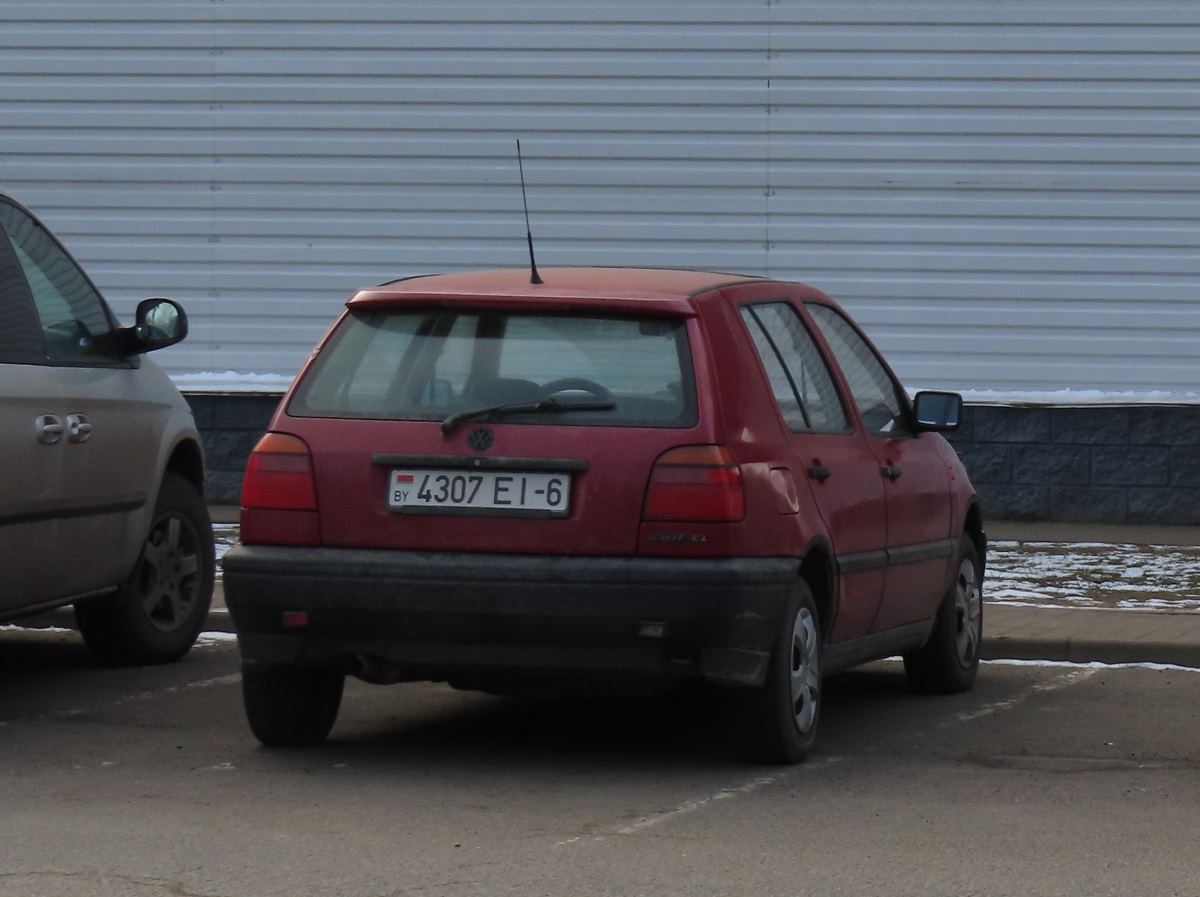 4307 EI-6, Volkswagen Golf 3rd gen 5-door Hatch (1H1), 1991–1997