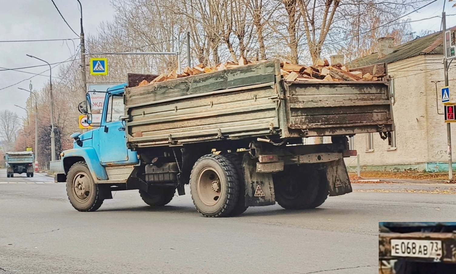 е 068 ав 73, GAZ 3306/3307/3309 САЗ-3507-01/35071, 1990–2020