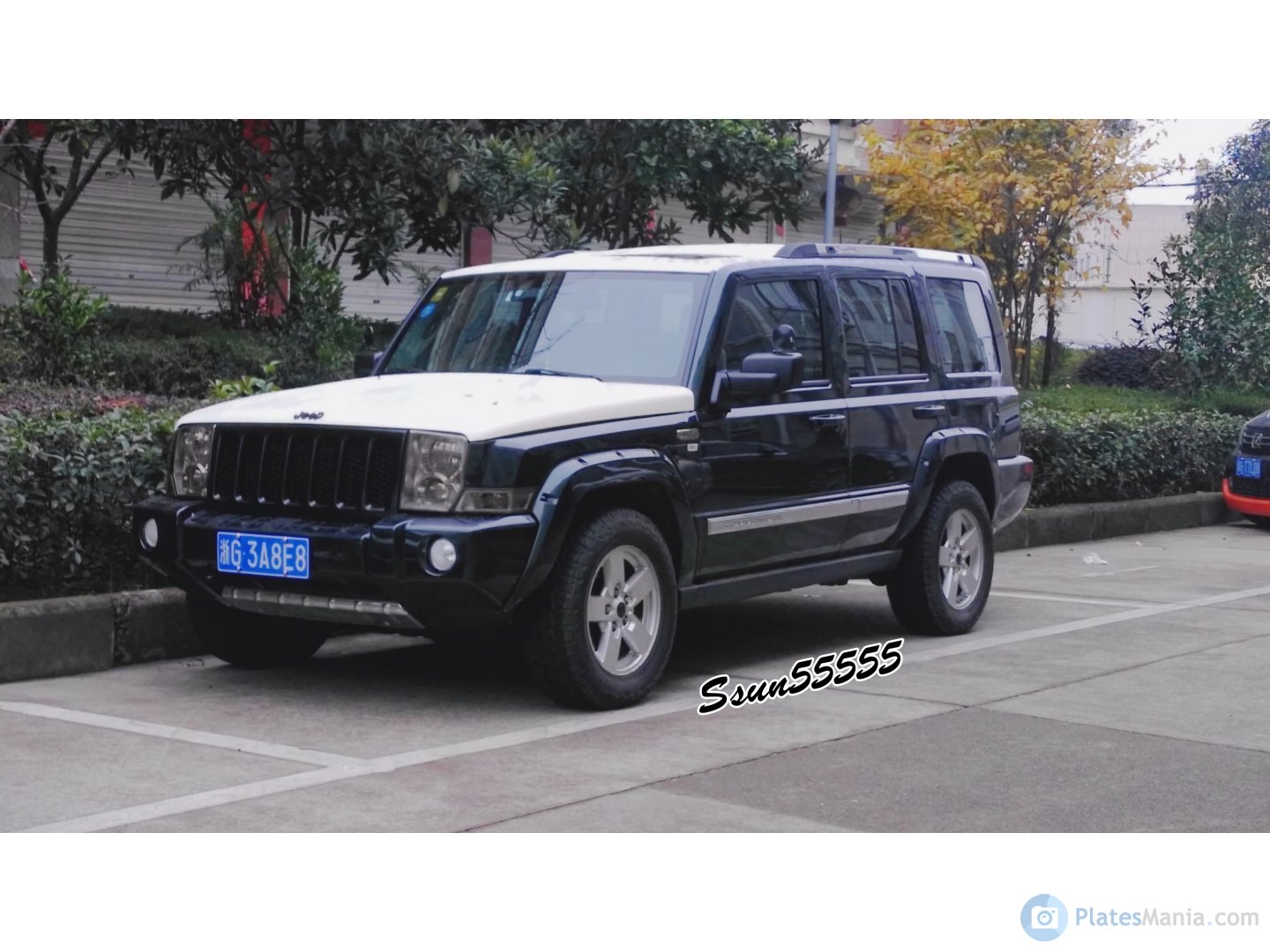浙G·3A8E8, Jeep Commander 1st gen (XK/XH; Global-market), 2005–2010