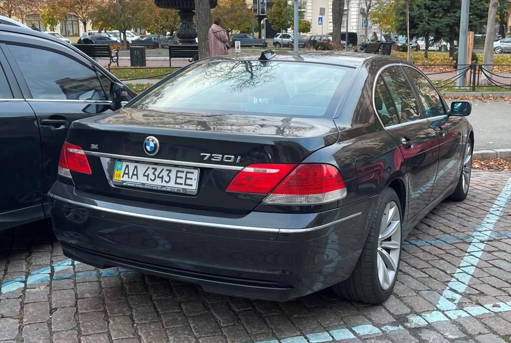AA 4343 EE, BMW 7 Series 4th gen (E65–E68), facelift, 2005–2008