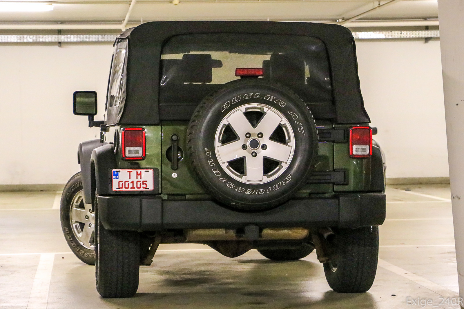 T M 00105, Jeep Wrangler 3rd gen 3-door SUV (JK), 2006–2018