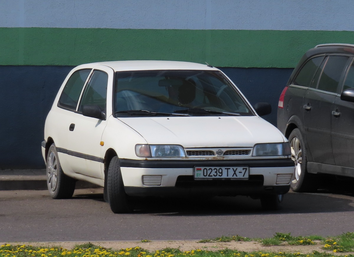0239 TX-7, Nissan Sunny 7th gen 3-door Hatchback (N14; EU-market), 1990–1996