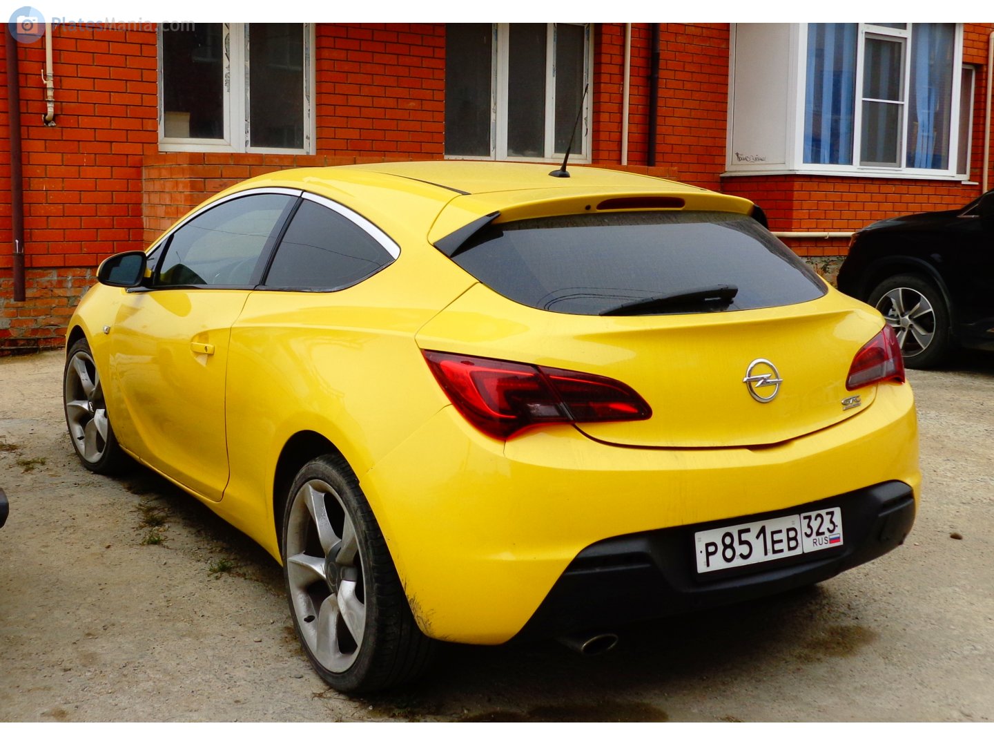 р 851 ев 323, Opel Astra 4th gen GTC (OPC) 3-door Hatch (J; P10), 2012–2018
