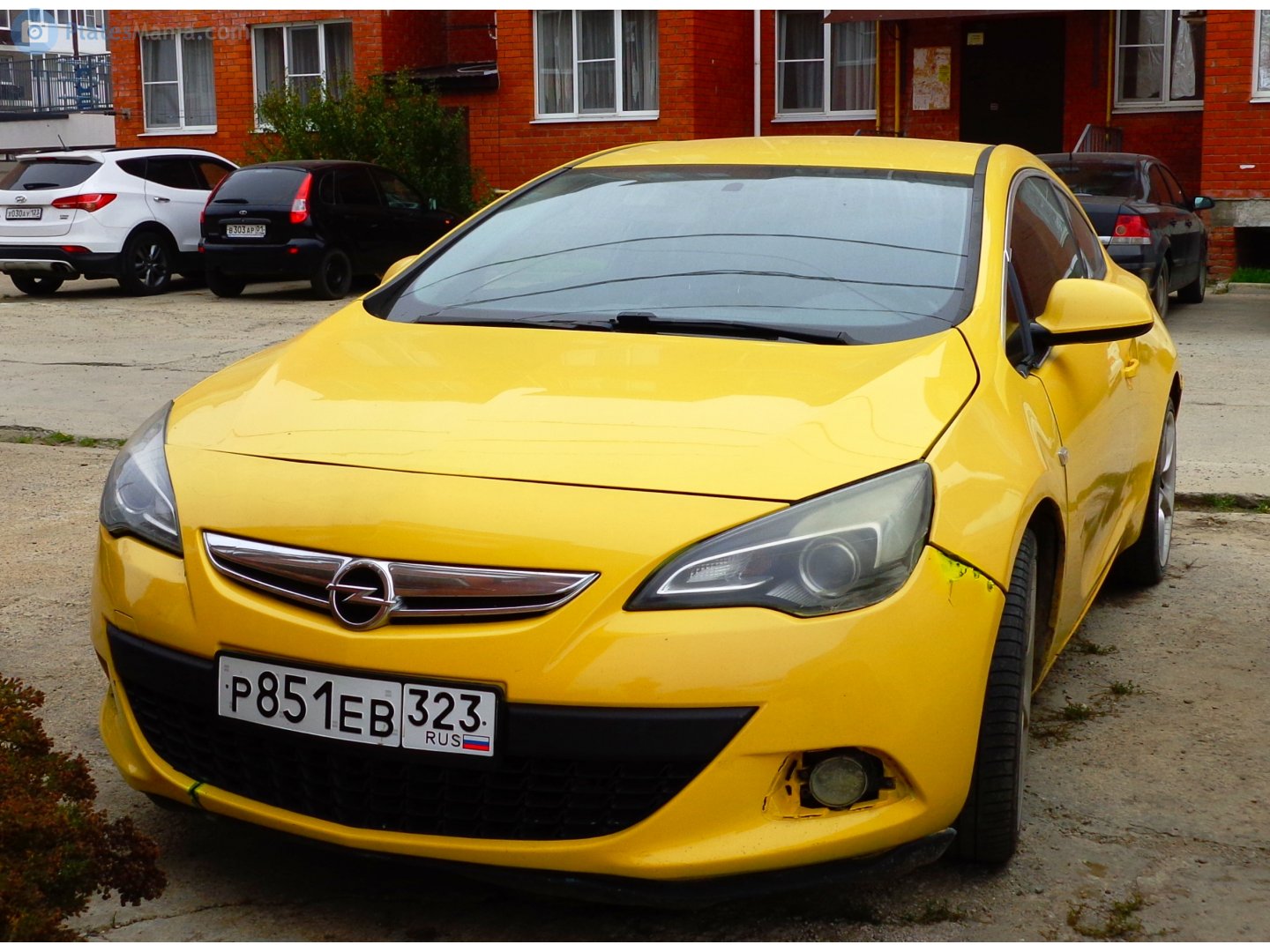 р 851 ев 323, Opel Astra 4th gen GTC (OPC) 3-door Hatch (J; P10), 2012–2018